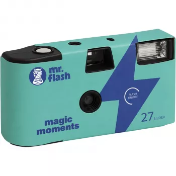 Mr. Flash Magic Moments Single-Use Camera 35mm 27 Exposures Built-in Flash
