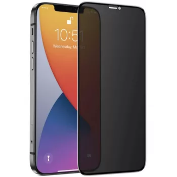 NEVOX NEVOGLASS 3D PRIVACY Screen Protector for iPhone 13/13 Pro/14/16e/17e, Transparent