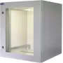 RESISTER 19-Inch Network Cabinet Pro - IP66 for Outdoor & Industry - Viewing Door - 16U - 600x600 mm - Light Grey (RAL 7035) (90RR19WV166GG)