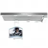 Lian Li HydroShift II OLED Curved 360 Fanless AIO Liquid CPU Cooler, 360 mm Radiator, OLED Display - White