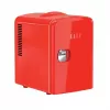 ELLE Home ESDAF101RDEU Mini Fridge 4L Red