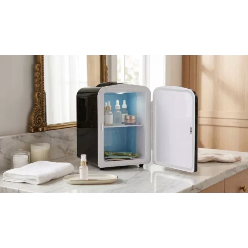 ELLE Home ESDAF101BKEU Mini Fridge 4L Black