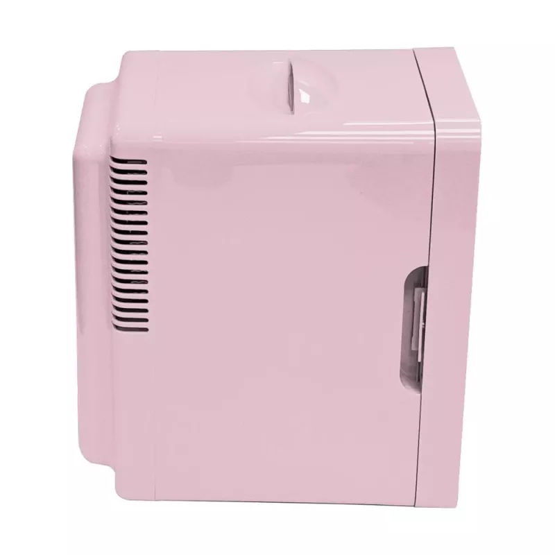 ELLE Home ESDAF01PUEU Mini Fridge with LED Makeup Mirror 6L Purple