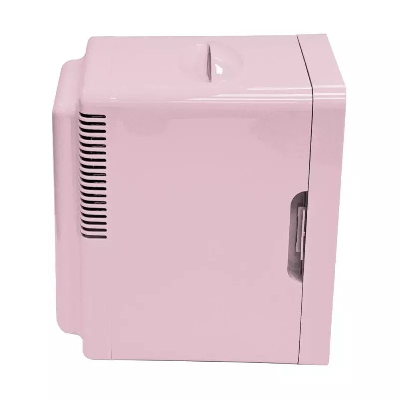 ELLE Home ESDAFX08PUEU Mini Fridge with LED Makeup Mirror 8L Purple