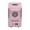 ELLE Home ESDAFX08PUEU Mini Fridge with LED Makeup Mirror 8L Purple