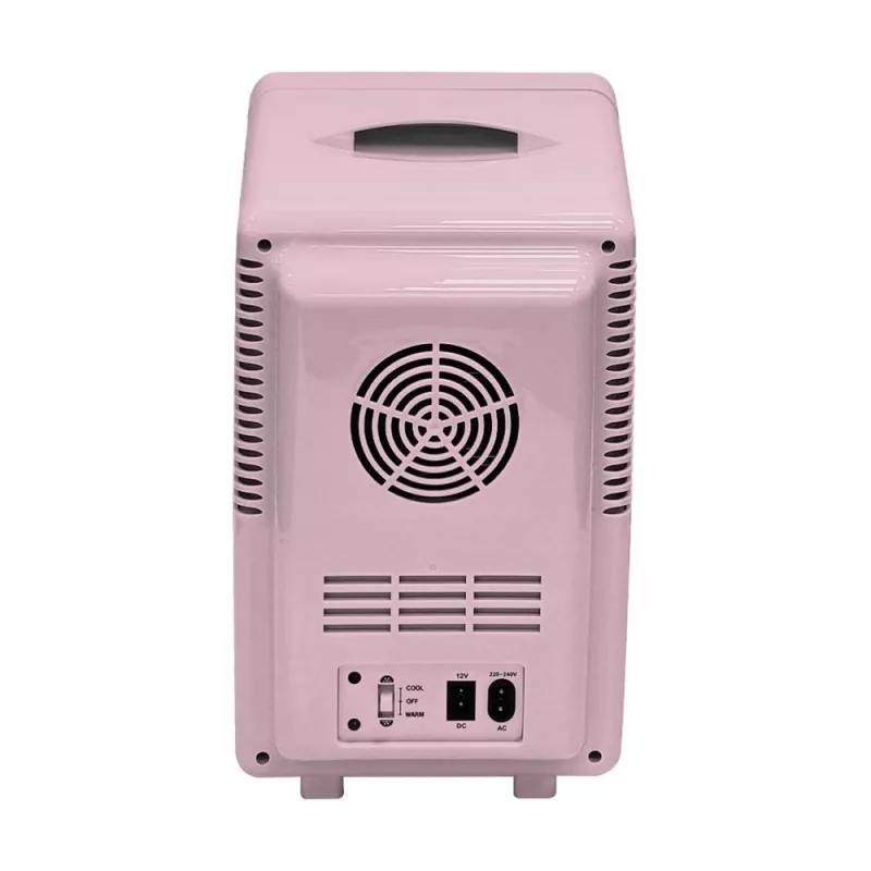 ELLE Home ESDAFX08PUEU Mini Fridge with LED Makeup Mirror 8L Purple