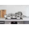 ELLE Home Stainless Steel 12-Piece Pot and Pan Set ECCS200412A
