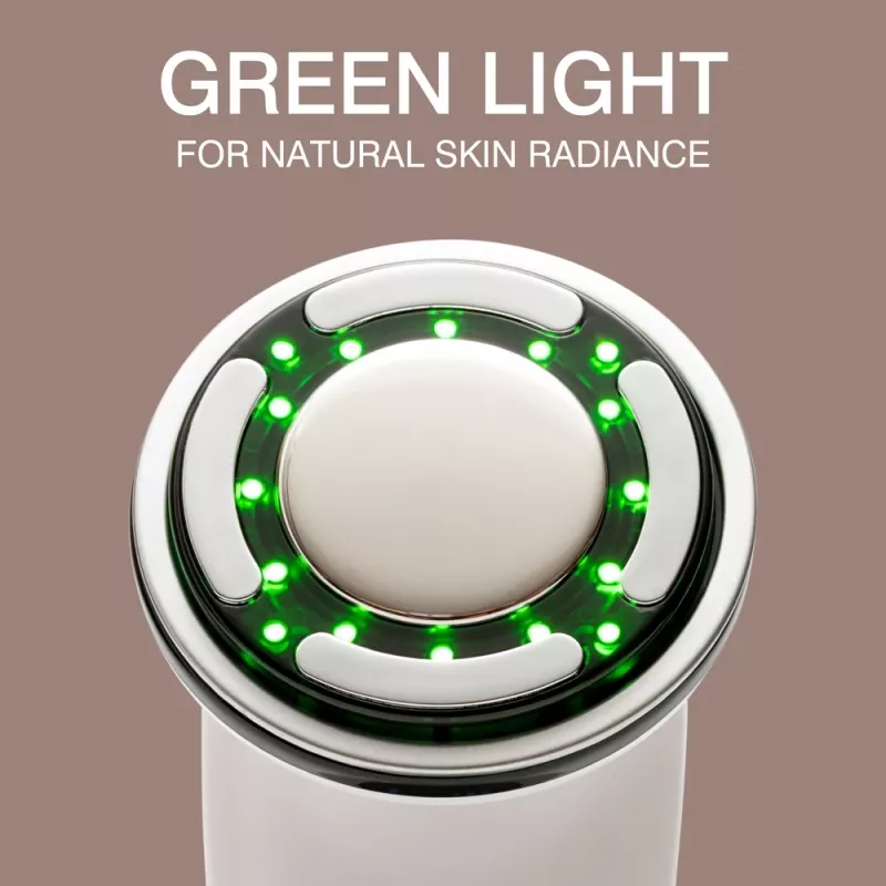 RIO FCAA-EU/1,0 Facemask LED - Red, Blue, Green Light Therapy, 150 LEDs, Rechargeable