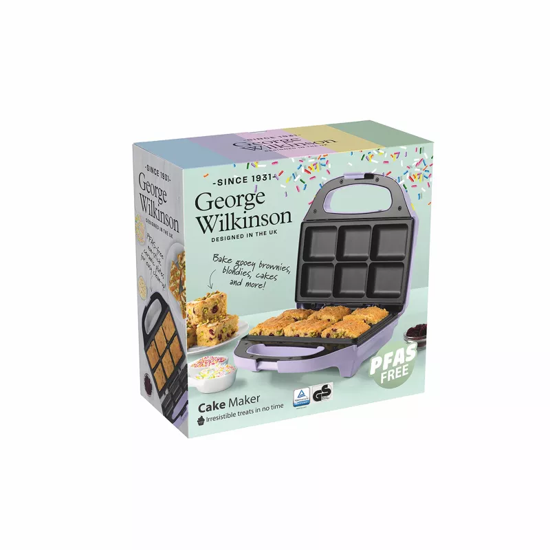 Giles & Posner EK5921GSBLVDE Cake Maker - 700W, 7 Cupcakes, Non-Stick, Black