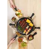 Giles & Posner EK4511GV2VDE Tabletop Raclette Grill 1200 W 8 Persons Black/Silver