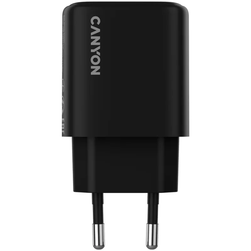 CANYON OnCharge 250 25W 1xPD EU Wall Charger Black