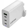 CANYON OnCharge 140 GaN Charger 150W Max 3 USB-C + 1 USB-A White UK Plug