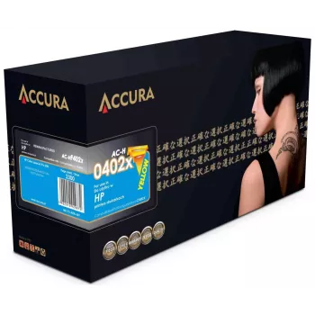 ACCURA Toner Cartridge HP No. 201X (CF402X) Yellow High Yield Compatible