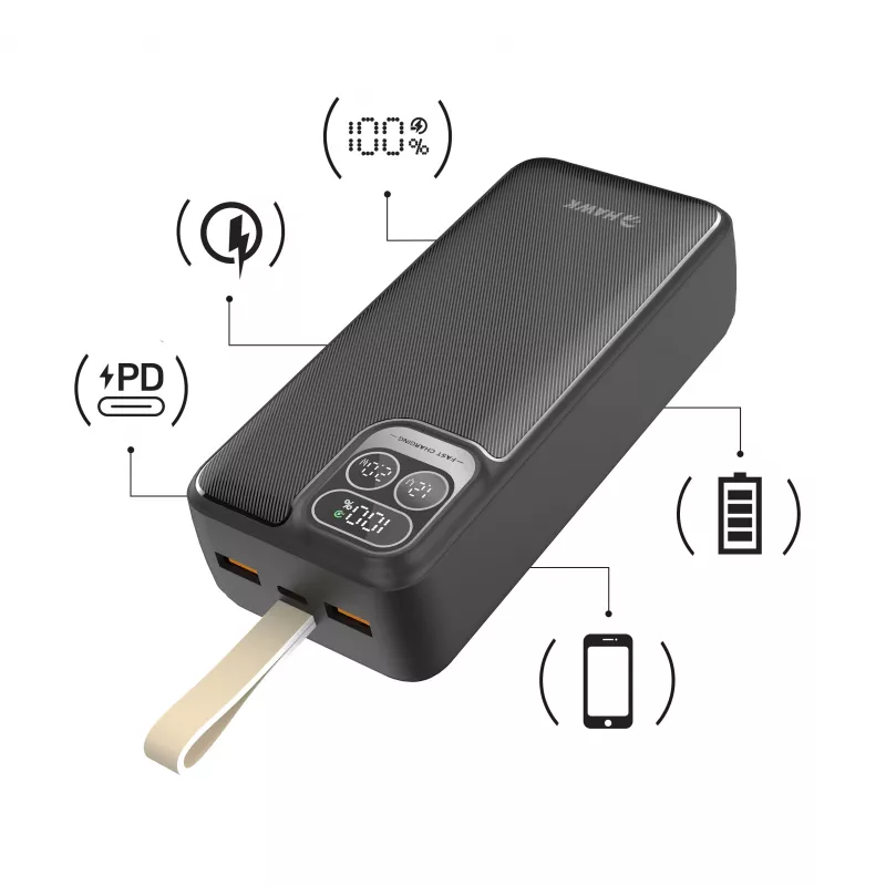 Hawk HW-PB30000 Power Bank 30000mAh Black