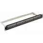 DELTA ENERGY SYSTEMS (SWITZERLAND) AG Patch Panel Keystone PP-24/RJ-FX/6AC2 - 24 Port Cat.6A FTP 1U Black