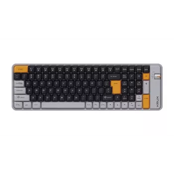 KRUX Zyro 96% Mechanical Keyboard Gateron Yellow PRO RGB Tri-Mode Black
