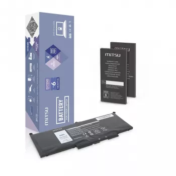 MITSU Battery for Dell Latitude 7390, 7490, 5800 mAh (44Wh) 7.6 Volt