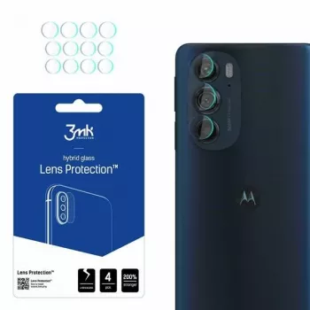 3MK Screen Protector for Motorola Edge 30 - Impact Resistant, Scratch Resistant, Transparent - 4 Pack