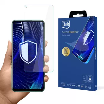 3MK PROTECTION FlexibleGlass Pro Screen Protector for Huawei P40 Lite 5G - Hybrid Glass, 7H Hardness, 0.3mm, Transparent