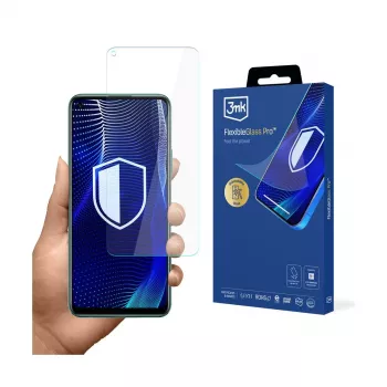 3MK PROTECTION FlexibleGlass Pro Screen Protector for Huawei P40 Lite 5G - Hybrid Glass, 7H Hardness, 0.3mm, Transparent