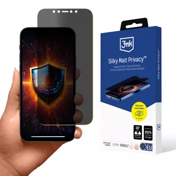 3mk Silky Matt Privacy Screen Protector for Apple iPhone 12/12 Pro