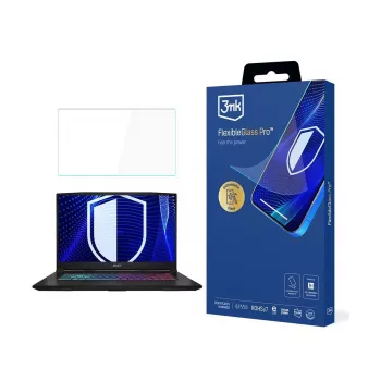3MK PROTECTION FlexibleGlass Pro Screen Protector for MSI Katana 17.3 inch Laptop (up to 19) - 0.3mm Hybrid Glass, 7H Hardness, Anti-Fingerprint, Bubble-Free