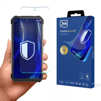3MK PROTECTION FlexibleGlass Pro Screen Protector for Unihertz Shark 5G - Hybrid Glass, 7H Hardness, 0.3mm, Transparent