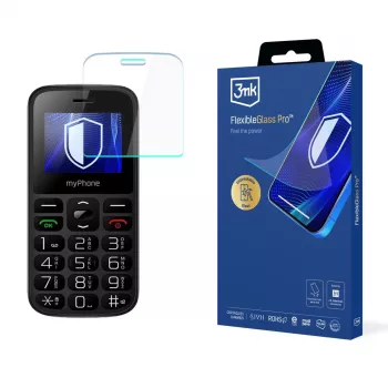 MyPhone Halo A - 3mk FlexibleGlass Pro Hybrid Glass Screen Protector (Transparent)