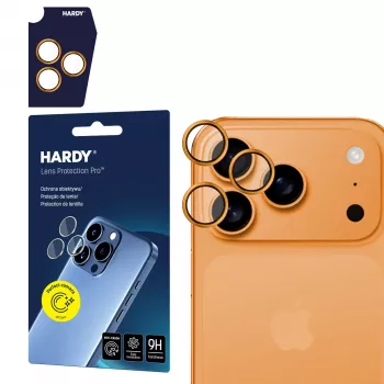 3MK HARDY Lens Protection ProOrange for Apple iPhone 17 Pro / 17 Pro Max