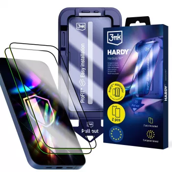3MK PROTECTION Apple iPhone 15/16 - 3mk Hardy Hardura 9H Tempered Glass Screen Protector