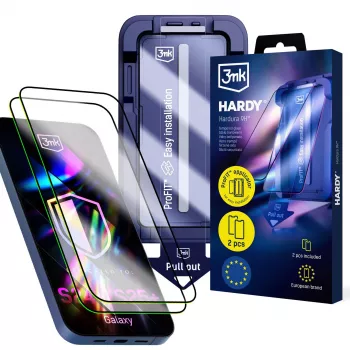 3MK PROTECTION Samsung Galaxy S24+/S25+ - 3mk Hardy Hardura 9H Tempered Glass Screen Protector