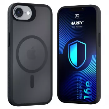 3MK PROTECTION Apple iPhone 16E/ iPhone 17E - 3mk Hardy Hazy MagCase Black