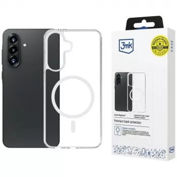 3MK Armor MagCase for Samsung Galaxy A27 5G - Clear Transparent Hybrid Back Cover with MagSafe