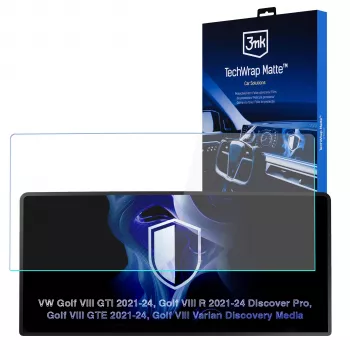 3MK PROTECTION VW Golf VIII Variant Discovery Media - 3mk TechWrap Matte Center Display Screen Protector