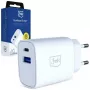 3MK Charger 25W USB-A USB-C PD QC4+ FlowPower White
