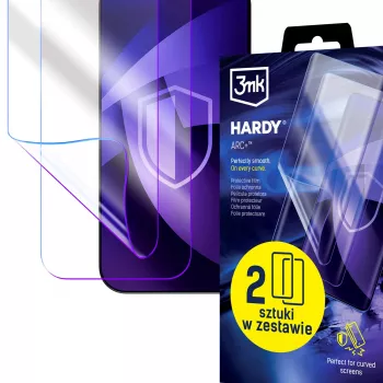 3MK PROTECTION Poco X8 Pro Max Hardy ARC+ Screen Protector (2 Pack) - Flexible Polyurethane Film, Self-Healing, Impact Absorption