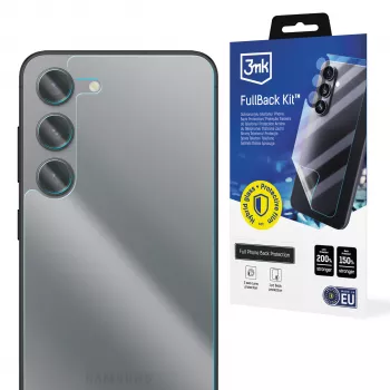 3MK PROTECTION Samsung Galaxy S23 5G FullBody Protective Film Kit (TPU, Transparent, Self-Healing)
