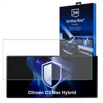 3MK PROTECTION Citroen C3 Max Hybrid - 3mk TechWrap Matte Center Display Screen Protector