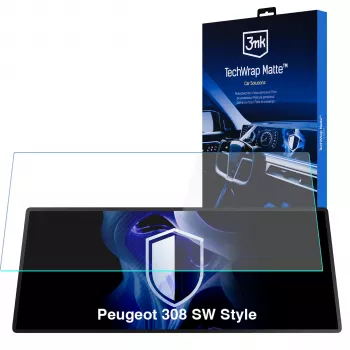 3MK PROTECTION Peugeot 308 SW Style - 3mk TechWrap Matte Center Display Screen Protector