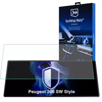 3MK PROTECTION Peugeot 308 SW Style - 3mk TechWrap Matte Center Display Screen Protector