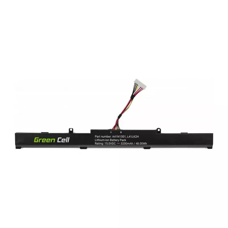 Green Cell GREENCELL Battery for Asus A41N1501 - Li-Polymer 15.2V 4000mAh 60.8Wh 4 Cells Black