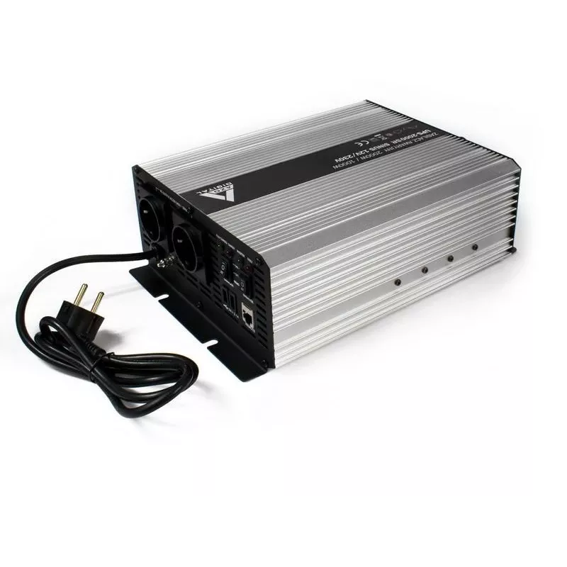 AZO DIGITAL Uninterruptible Power Supply (UPS + AVR) 12V UPS-2000SR 2000VA 1400W Line-Interactive