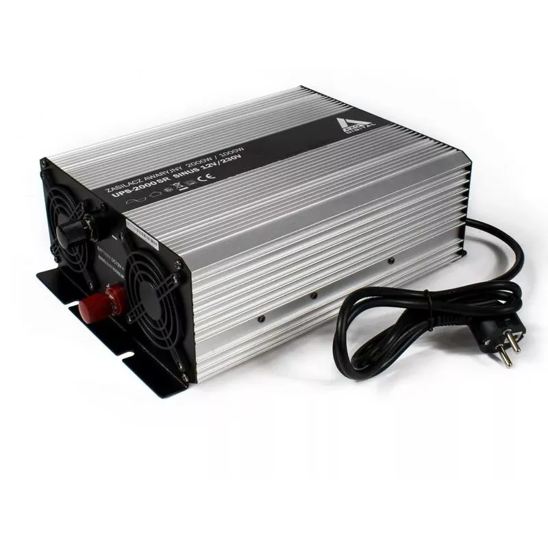 AZO DIGITAL Uninterruptible Power Supply (UPS + AVR) 12V UPS-2000SR 2000VA 1400W Line-Interactive