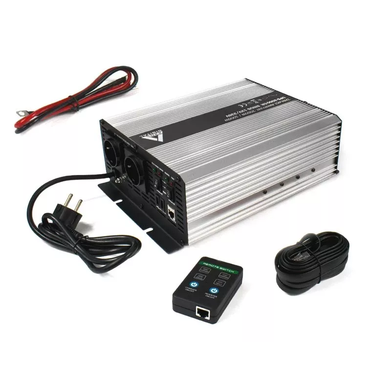 AZO DIGITAL Uninterruptible Power Supply (UPS + AVR) 12V UPS-2000SR 2000VA 1400W Line-Interactive