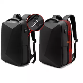 MOZOS PM37 Anti-Theft Laptop Backpack with TSA Lock, 20L, Black