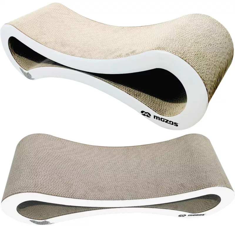 MOZOS KITTY-SPIKE Cat Scratcher & Lounge Bed for Cats, Cardboard, Large, 86 cm XXL