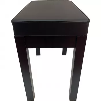 MOZOS PB03 Piano Bench – Adjustable Height, Eco-Leather, Black
