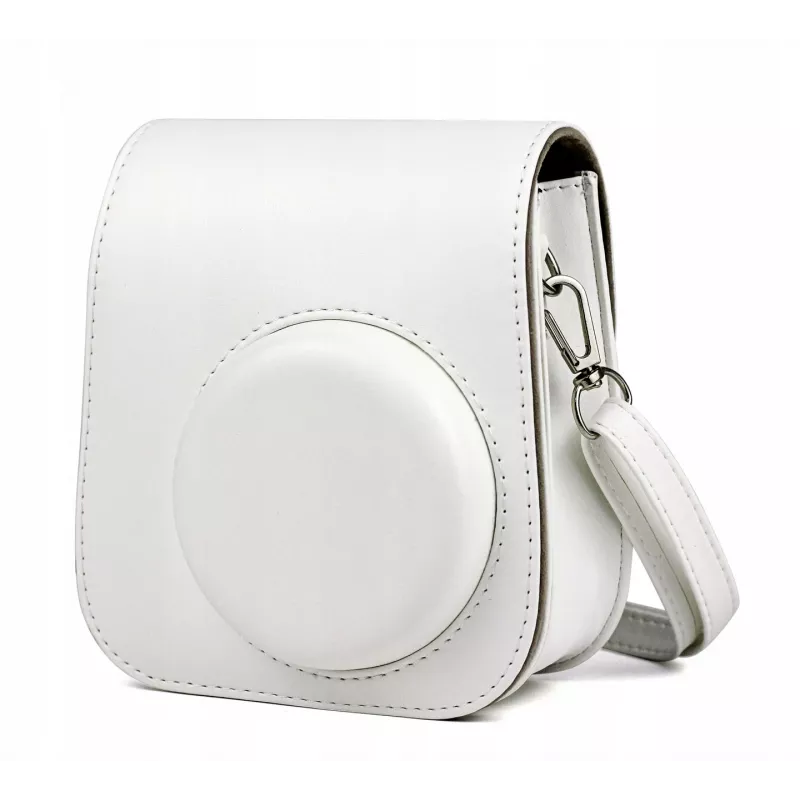LOVEINSTANT 2-in-1 Set: Protective Case and Photo Album for Fujifilm Instax Mini 11 - White