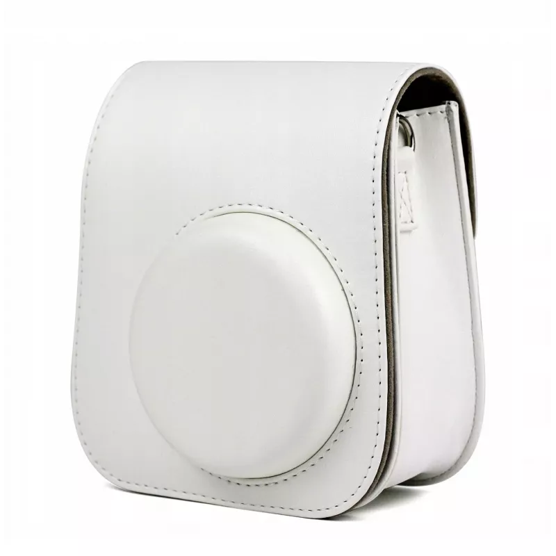 LOVEINSTANT 2-in-1 Set: Protective Case and Photo Album for Fujifilm Instax Mini 11 - White