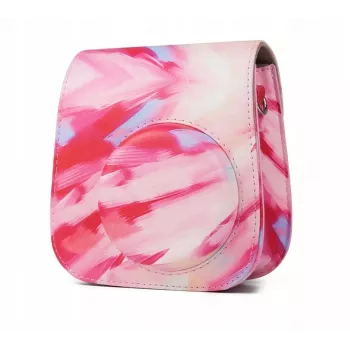 LOVEINSTANT Case Cover Pouch for Fujifilm Instax Mini 11 - Brush Strokes Pattern